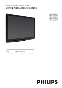 Manual Philips 32PFL3305 LCD Television