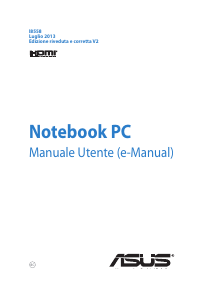 Manuale Asus GFX70JZ Notebook