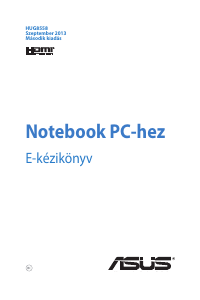 Használati útmutató Asus GFX70JZ Laptop