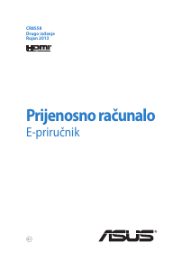 Priručnik Asus GFX70JZ Prijenosno računalo