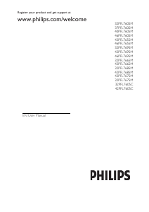 Manual Philips 32PFL7605M LCD Television