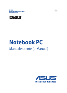 Manuale Asus GFX71JT Notebook