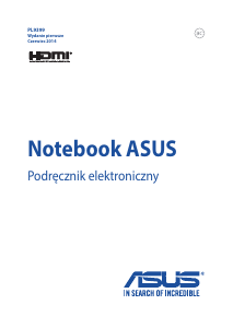Instrukcja Asus GL551JM Komputer przenośny