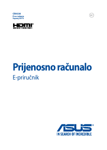 Priručnik Asus GL771 Prijenosno računalo