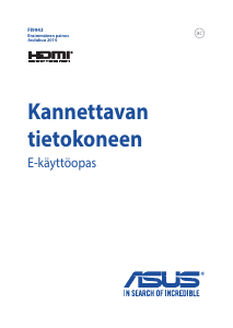 Käyttöohje Asus ROG G501JW Kannettava tietokone