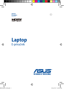 Priručnik Asus ROG G551JK Prijenosno računalo