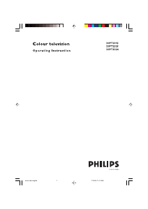 Manual Philips 21PT3324 Television