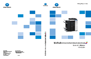 Mode d’emploi Konica-Minolta Bizhub C454 Imprimante multifonction