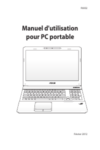 Mode d’emploi Asus ROG G55VW Ordinateur portable