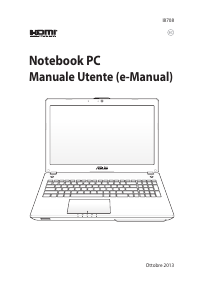 Manuale Asus ROG G56JR Notebook