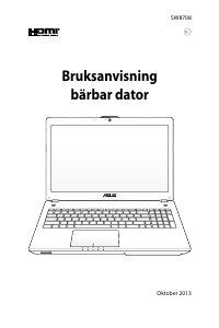 Bruksanvisning Asus ROG G56JR Bärbar dator