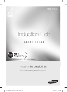 Manual Samsung NZ64H57477K/EF Hob