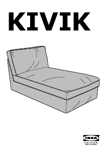 मैनुअल IKEA KIVIK आराम कुर्सी
