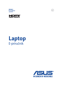 Priručnik Asus ROG G751JL Prijenosno računalo