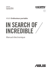 Mode d’emploi Asus ROG G752VL Ordinateur portable