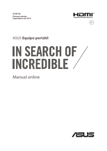 Manual de uso Asus ROG G752VM Portátil