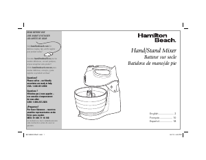 Handleiding Hamilton Beach 64699 Power Deluxe Handmixer