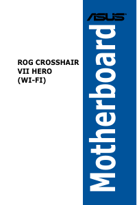 Handleiding Asus ROG CROSSHAIR VII HERO (WI-FI) Moederbord