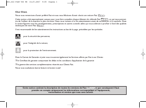Mode d’emploi Fiat 500 (2007)