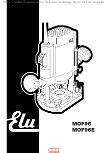 Εγχειρίδιο Elu MOF96E Δρομολογητής βύθισης