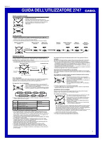 Manuale Casio 2747 Orologeria