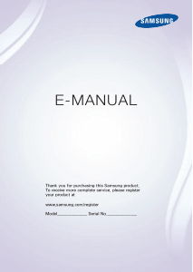 Manual Samsung UN32F5500AF LED Television