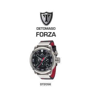 Bedienungsanleitung Detomaso Forza Armbanduhr
