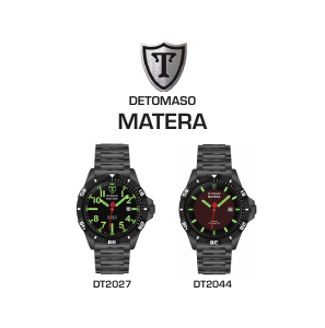 Manual Detomaso Matera Watch