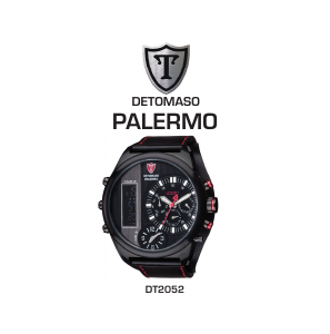 Bedienungsanleitung Detomaso Palermo Armbanduhr