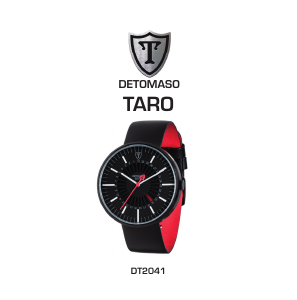 Bedienungsanleitung Detomaso Taro Armbanduhr