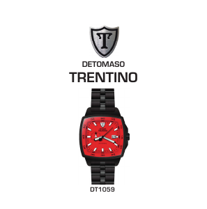 Bedienungsanleitung Detomaso Trentino Armbanduhr