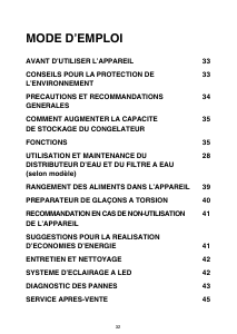 Mode d’emploi Whirlpool WBA4328 NFTS Réfrigérateur combiné