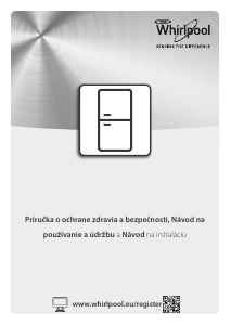 Návod Whirlpool BSNF 8123 W Chladnička s mrazničkou