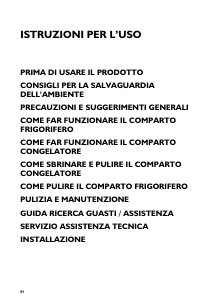 Manuale Whirlpool WTE25112 W Frigorifero-congelatore