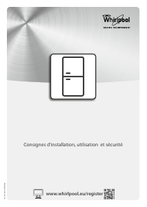 Mode d’emploi Whirlpool WKGE 1852 W Réfrigérateur combiné