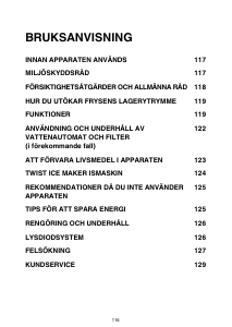 Bruksanvisning Whirlpool WBA43983 NFC IX Kyl-frys