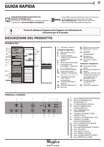 Manuale Whirlpool BSNF 8773 OX.1 Frigorifero-congelatore