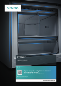 Manual Siemens FI24NP32 Freezer