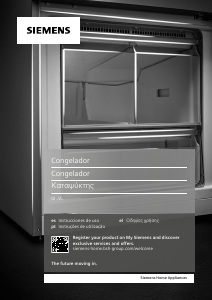 Manual de uso Siemens GI21VAFE0 Congelador