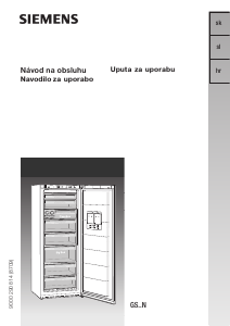 Priročnik Siemens GS32NA91 Zamrzovalnik