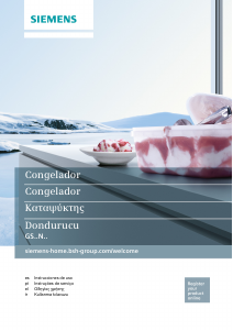 Manual de uso Siemens GS51NEW30 Congelador