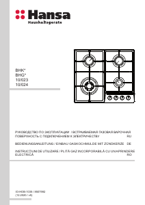 Руководство Hansa BHGI631302 Варочная поверхность