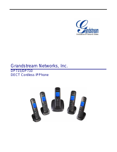 Manual Grandstream DP710 IP Phone