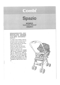 Handleiding Combi Spazio Kinderwagen