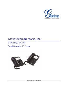 Handleiding Grandstream GXP1100 IP telefoon