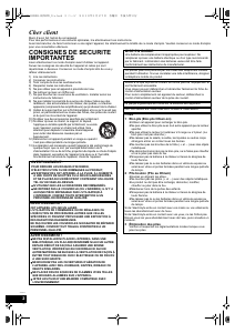 Mode d’emploi Panasonic DMP-B100 Lecteur de blu-ray