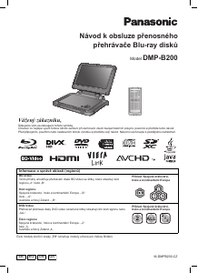 Manuál Panasonic DMP-B200EG Přehrávač Blu-ray