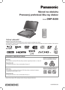 Návod Panasonic DMP-B200EG Blu-ray prehrávač