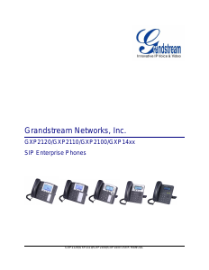 Manual Grandstream GXP1450 IP Phone
