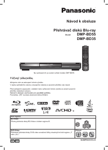Manuál Panasonic DMP-BD35 Přehrávač Blu-ray